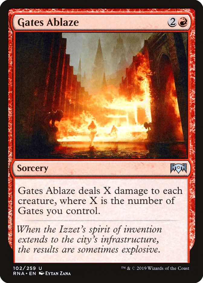 Gates Ablaze [Ravnica Allegiance] - The Mythic Store | 24h Order Processing