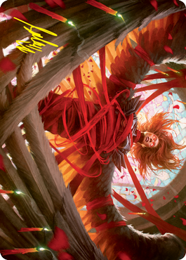 Sigarda's Imprisonment Art Card (Gold-Stamped Signature) [Innistrad: Crimson Vow Art Series] - The Mythic Store | 24h Order Processing