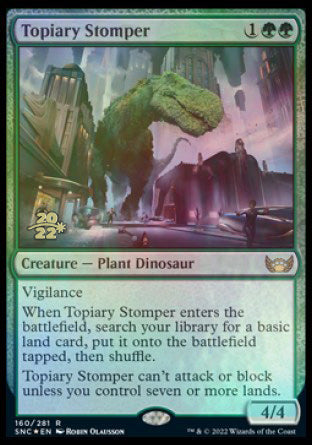 Topiary Stomper [Streets of New Capenna Prerelease Promos] - The Mythic Store | 24h Order Processing