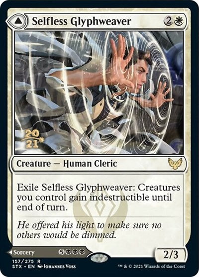 Selfless Glyphweaver // Deadly Vanity [Strixhaven: School of Mages Prerelease Promos] - The Mythic Store | 24h Order Processing