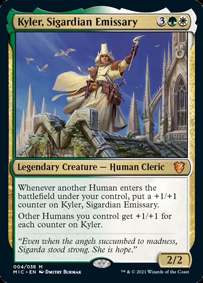 Kyler, Sigardian Emissary [Innistrad: Midnight Hunt Commander] - The Mythic Store | 24h Order Processing
