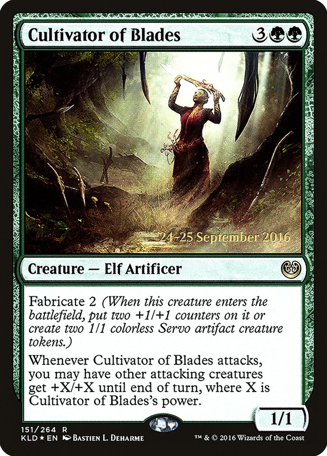 Cultivator of Blades [Kaladesh Prerelease Promos] - The Mythic Store | 24h Order Processing