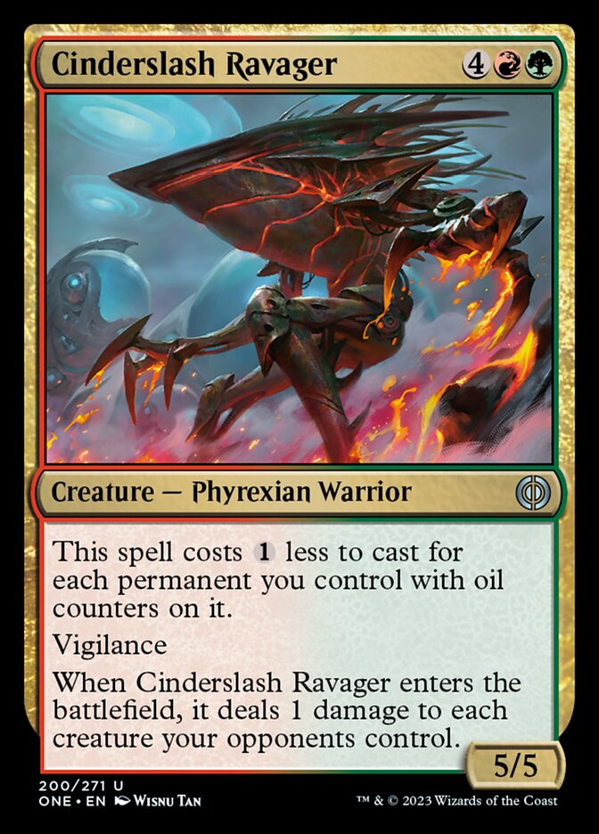 Cinderslash Ravager [Phyrexia: All Will Be One] - The Mythic Store | 24h Order Processing