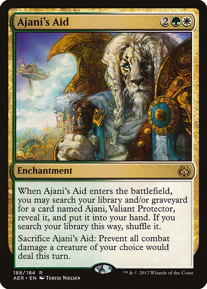 Ajani's Aid [Aether Revolt] - The Mythic Store | 24h Order Processing