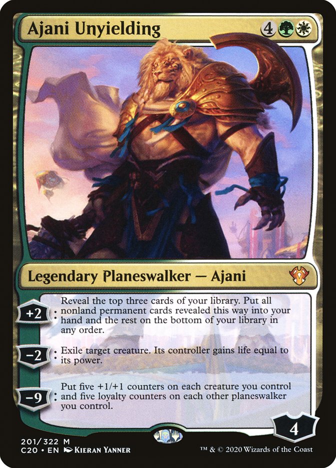 Ajani Unyielding [Commander 2020] - The Mythic Store | 24h Order Processing