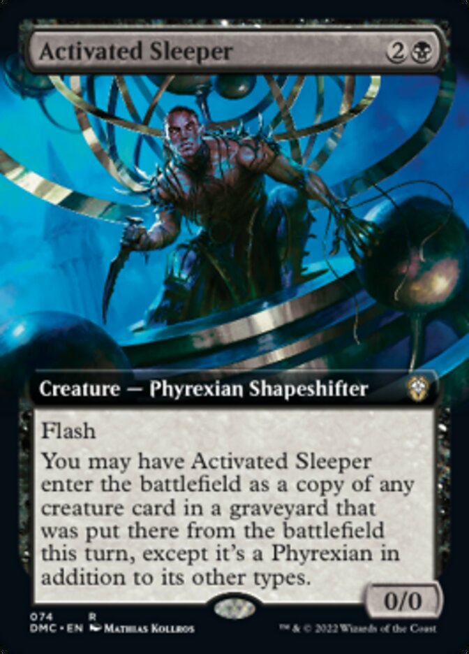 Activated Sleeper (Extended Art) [Dominaria United Commander] - The Mythic Store | 24h Order Processing