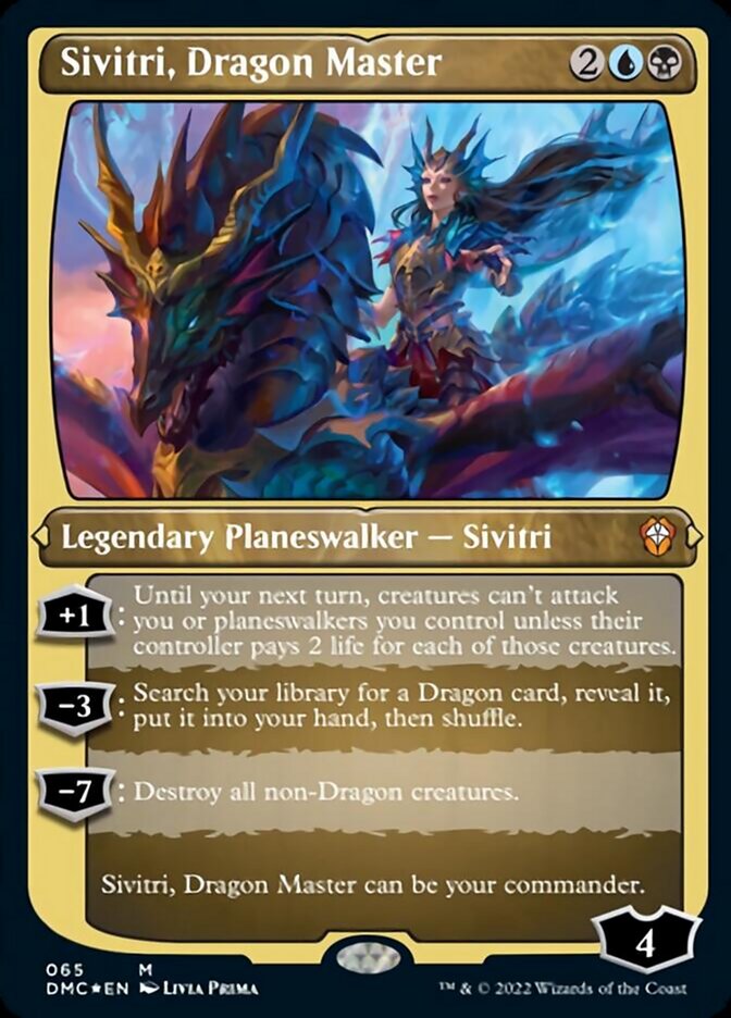 Sivitri, Dragon Master (Foil Etched) [Dominaria United Commander] - The Mythic Store | 24h Order Processing