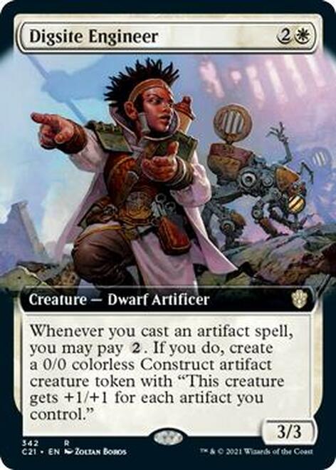 Digsite Engineer (Extended Art) [Commander 2021] - The Mythic Store | 24h Order Processing