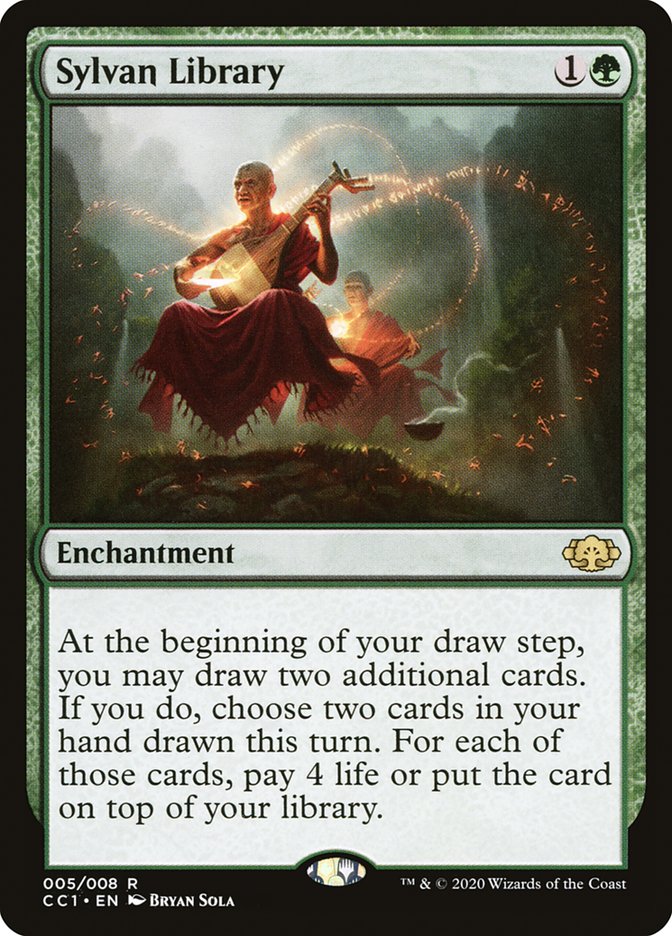 Sylvan Library [Commander Collection: Green] - The Mythic Store | 24h Order Processing