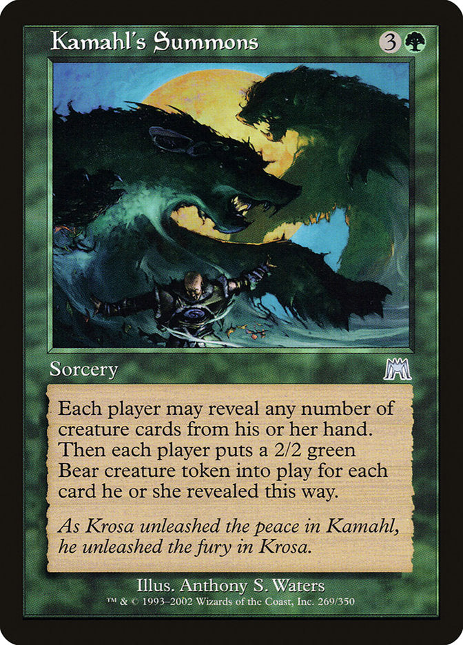 Kamahl's Summons [Onslaught] - The Mythic Store | 24h Order Processing