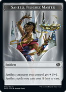 Saheeli, Filigree Master Emblem [The Brothers' War Tokens] - The Mythic Store | 24h Order Processing