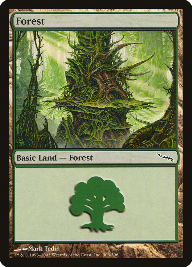 Forest (303) [Mirrodin] - The Mythic Store | 24h Order Processing