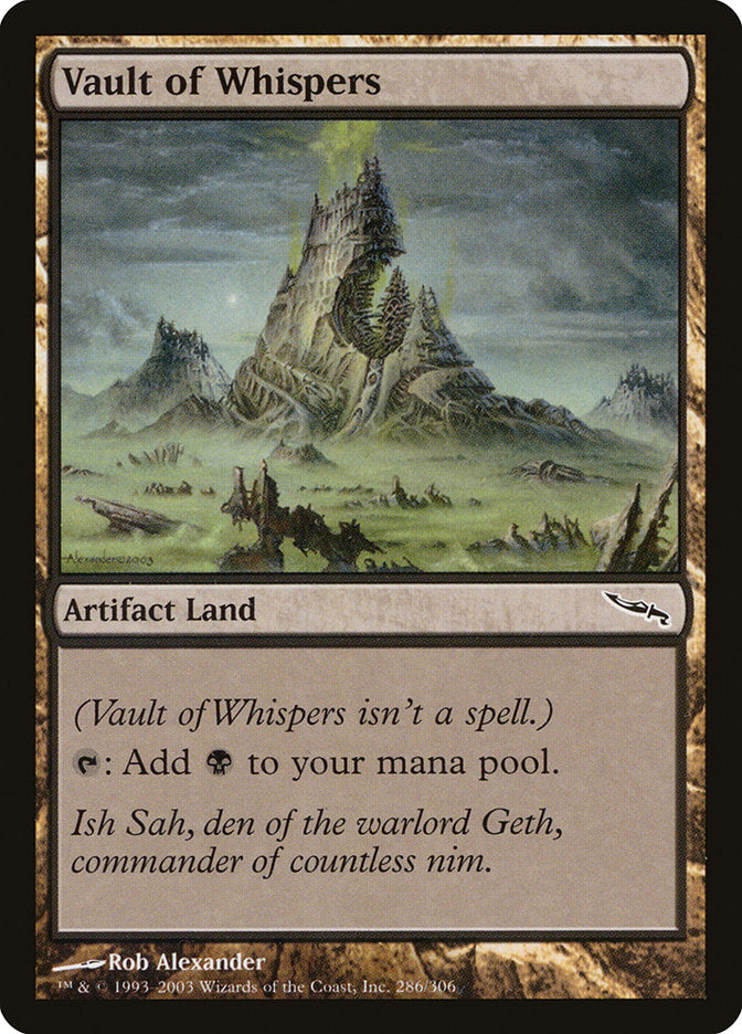Vault of Whispers [Mirrodin] - The Mythic Store | 24h Order Processing