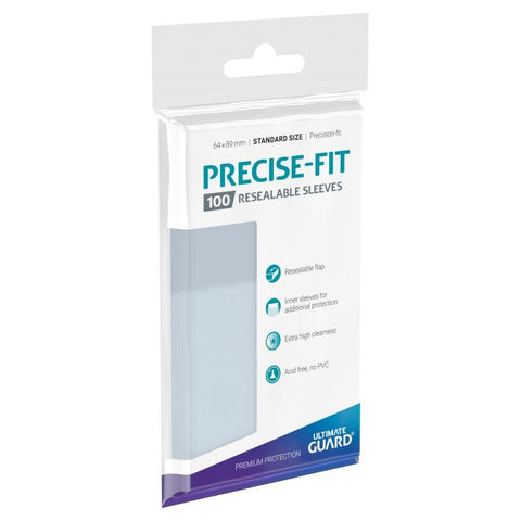 Precise-Fit Resealable Sleeves Standard Size 100ct - The Mythic Store | 24h Order Processing