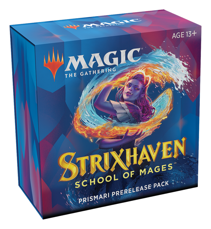 Strixhaven: School of Mages Prerelease Pack - Prismari (+2 Prize Boosters) - The Mythic Store | 24h Order Processing