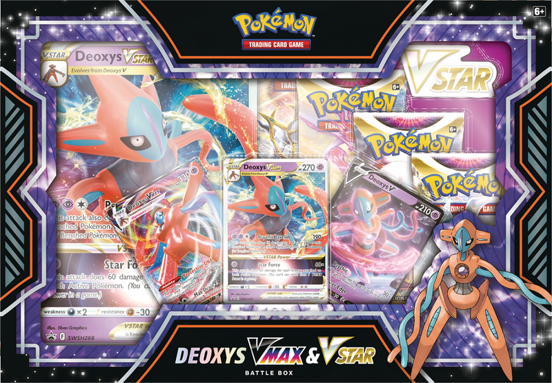 Pokemon Deoxys Vmax and Vstar Battle Box - The Mythic Store | 24h Order Processing