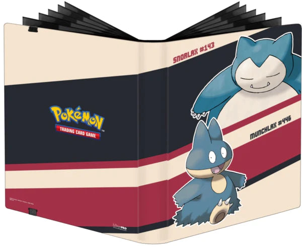 9-Pocket Pro Binder Pokémon Snorlax/Munchlax - The Mythic Store | 24h Order Processing