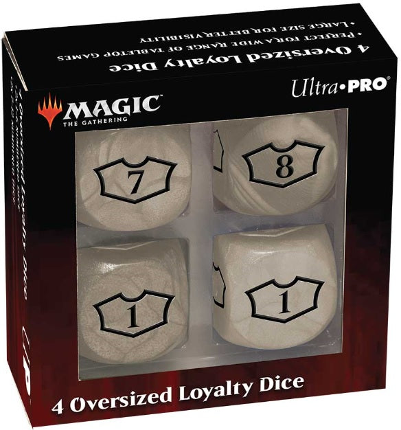 Oversized Deluxe Loyalty Dice Set (4) for Magic: The Gathering - The Mythic Store | 24h Order Processing