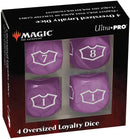 Oversized Deluxe Loyalty Dice Set (4) for Magic: The Gathering - The Mythic Store | 24h Order Processing