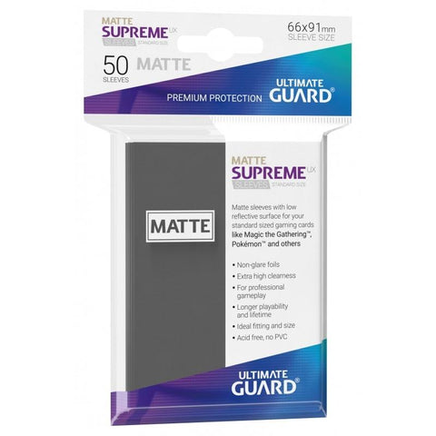 Supreme UX Matte Sleeves Standard Size 50ct - The Mythic Store | 24h Order Processing
