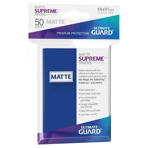 Supreme UX Matte Sleeves Standard Size 50ct - The Mythic Store | 24h Order Processing