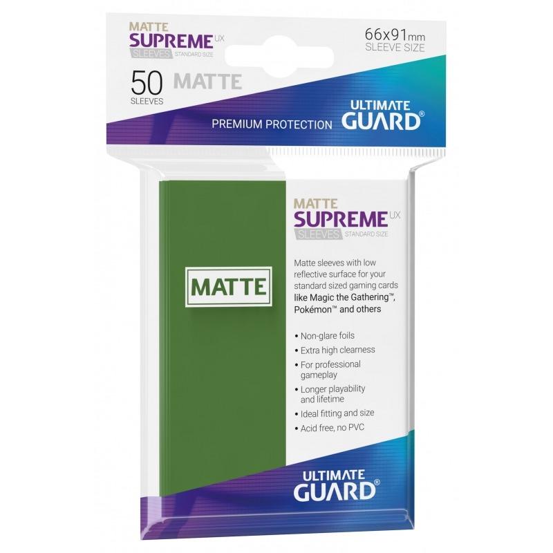 Supreme UX Matte Sleeves Standard Size 50ct - The Mythic Store | 24h Order Processing