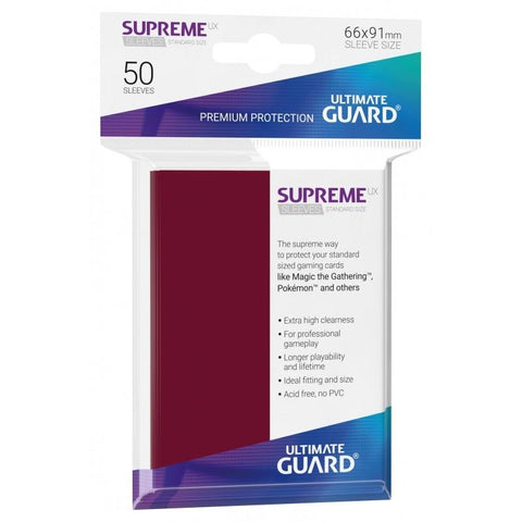 Supreme UX Sleeves Standard Size 50ct - The Mythic Store | 24h Order Processing