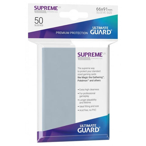 Supreme UX Sleeves Standard Size 50ct - The Mythic Store | 24h Order Processing